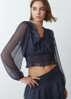 Blusa Cruzada Volantes-Brownie Spain Clearance