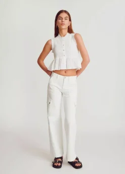 Blusa Smock Sin Mangas-Brownie Spain Online