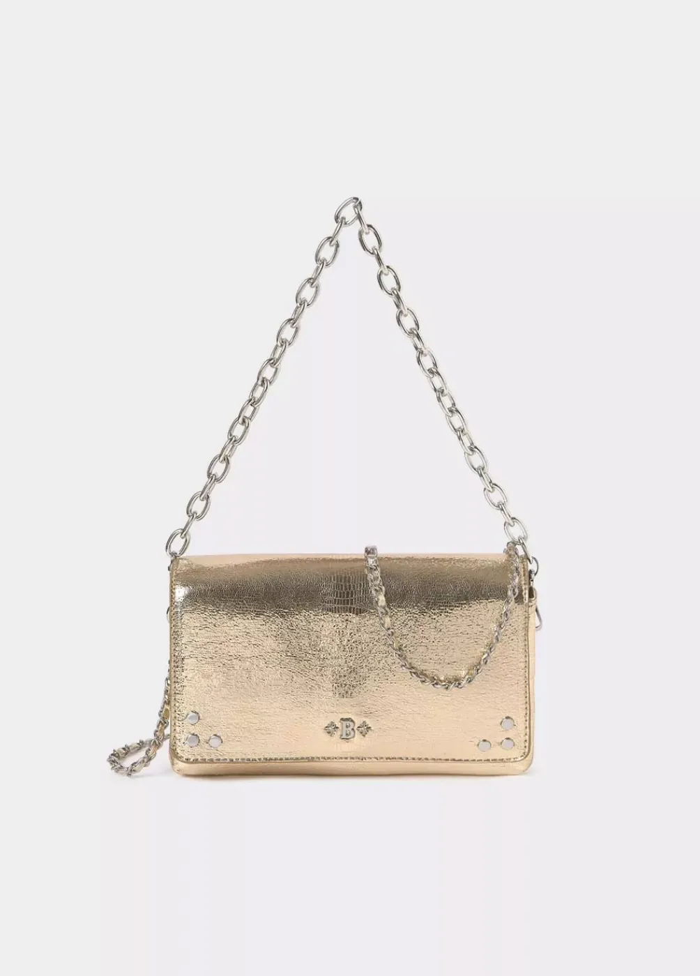 Bolso Doble Shiny Grabado-Brownie Spain Sale