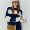 Bolso Doblefaz Acolchado Tachas Piel-Brownie Spain Sale