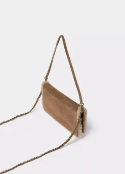 Bolso Doblefaz Acolchado Tachas Piel-Brownie Spain Sale
