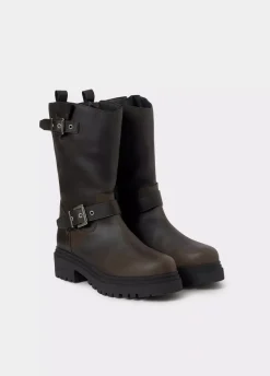Bota Motera Hebillas-Brownie Spain Hot