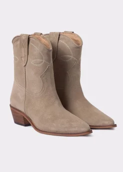 Botin Cowboy Bordado-Brownie Spain New