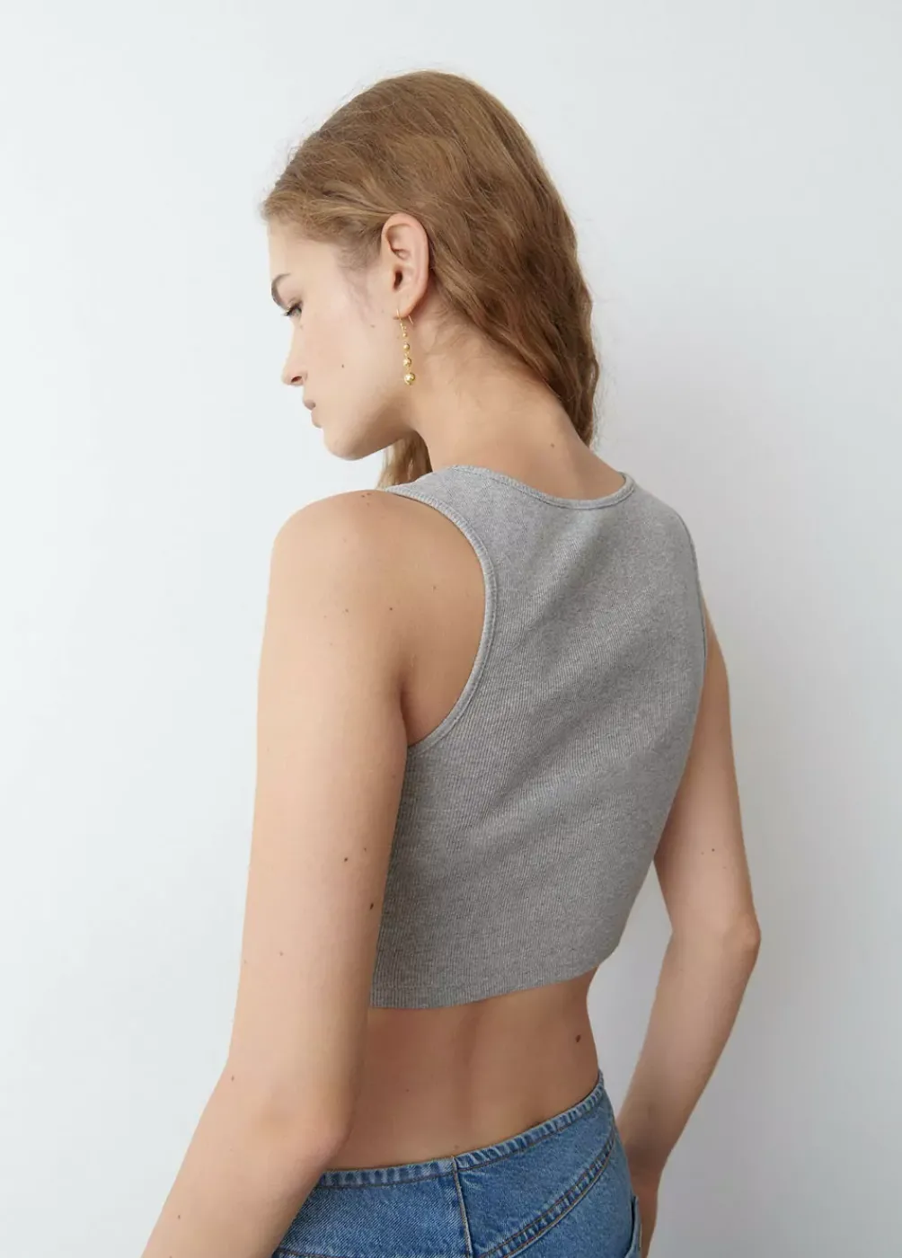 Camiseta Sin Manga Gris-Brownie Spain Sale