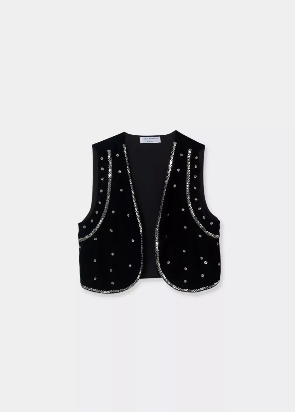 Chaleco Terciopelo Pedreria-Brownie Spain Fashion