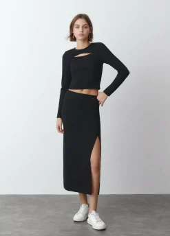 Falda Canale Punto-Brownie Spain Fashion