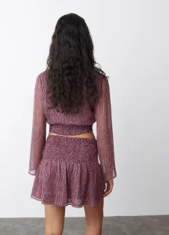 Falda Cintura Smock-Brownie Spain Online