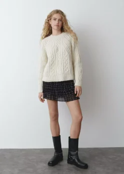 Falda Corta Cuatro Volantes-Brownie Spain Outlet