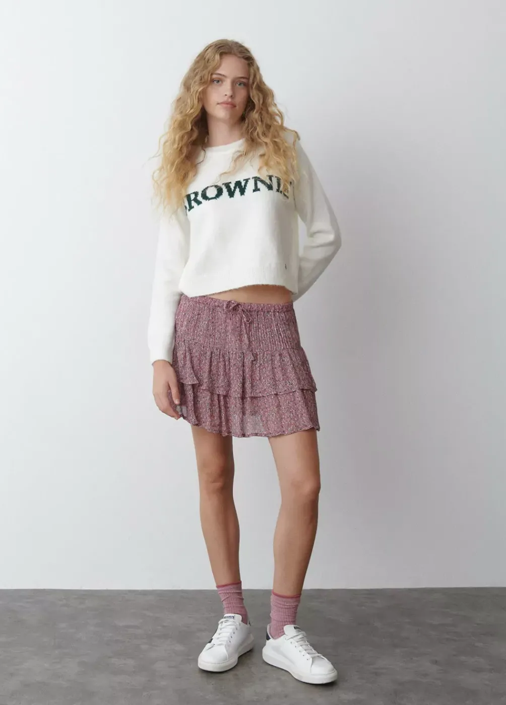 Falda Jaretas Volantes-Brownie Spain New