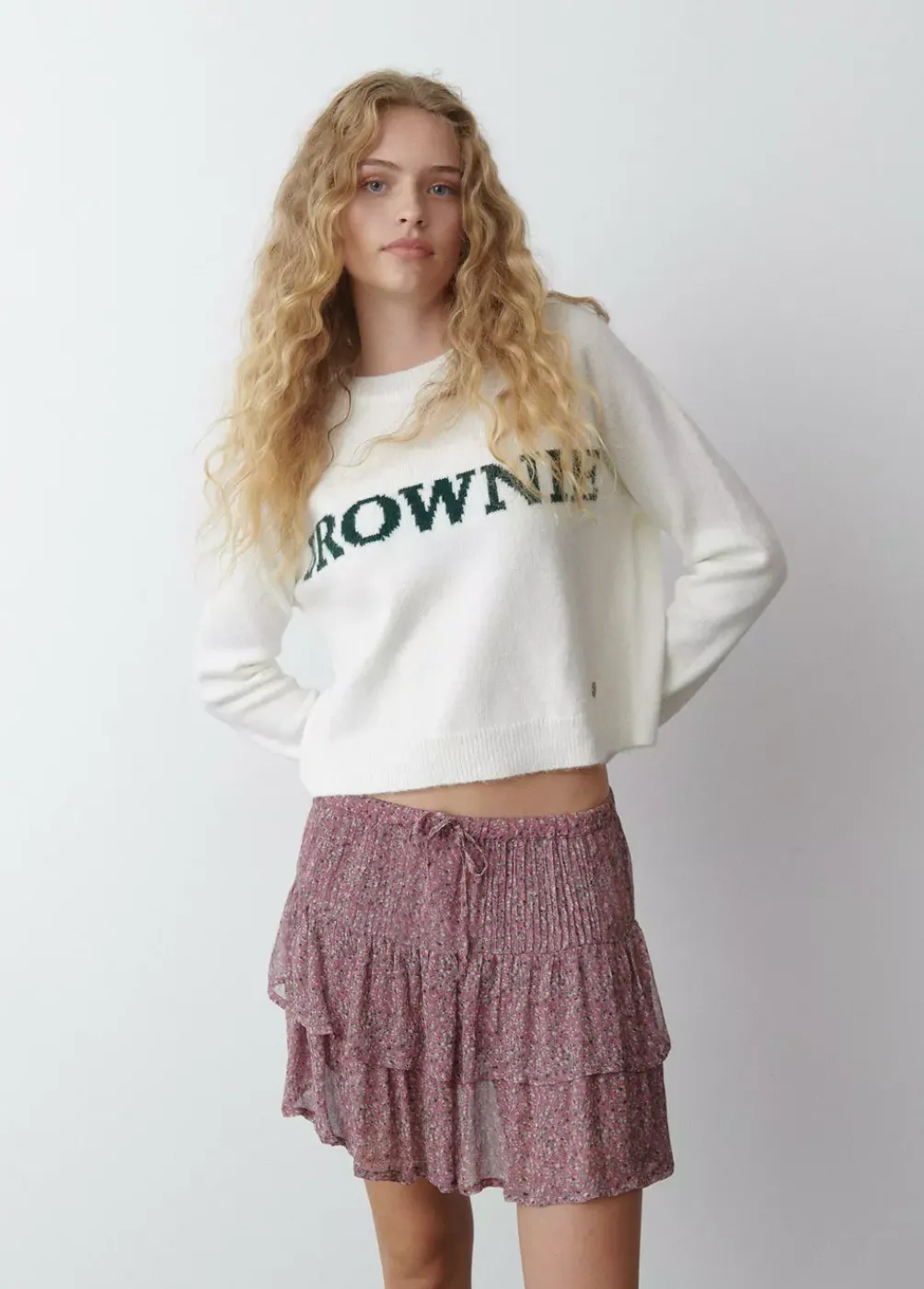 Falda Jaretas Volantes-Brownie Spain New