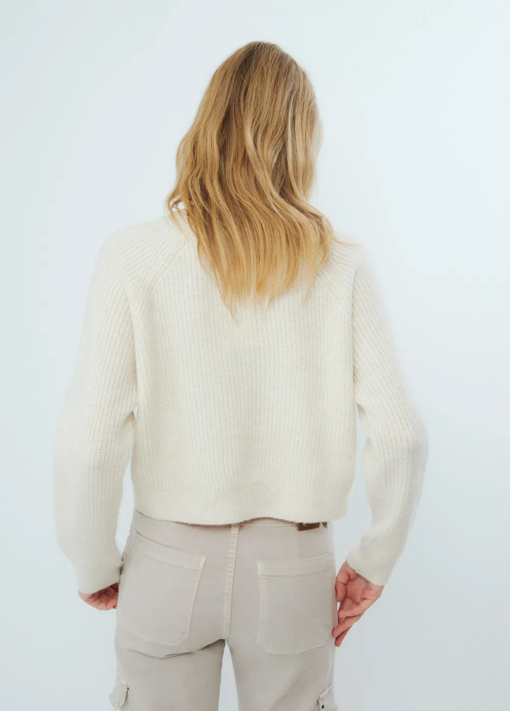 Jersey Cropped Basico Cuello Redondo-Brownie Spain Sale