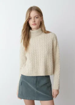 Jersey Cuello Alto Trenzas-Brownie Spain Discount