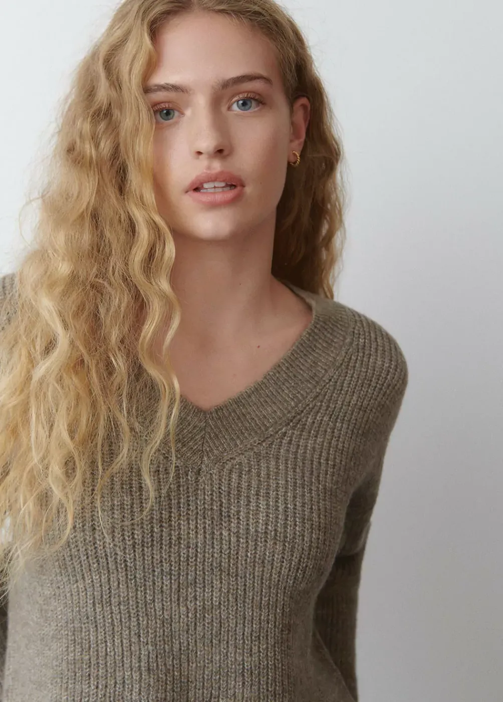Jersey Cuello Pico-Brownie Spain Discount