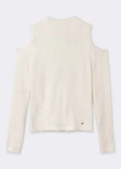 Jersey Hombros Descubierto Pelo-Brownie Spain Fashion