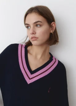 Jersey Pico Trenzas-Brownie Spain Fashion