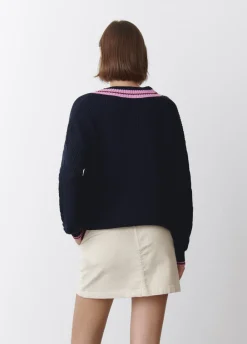 Jersey Pico Trenzas-Brownie Spain Fashion