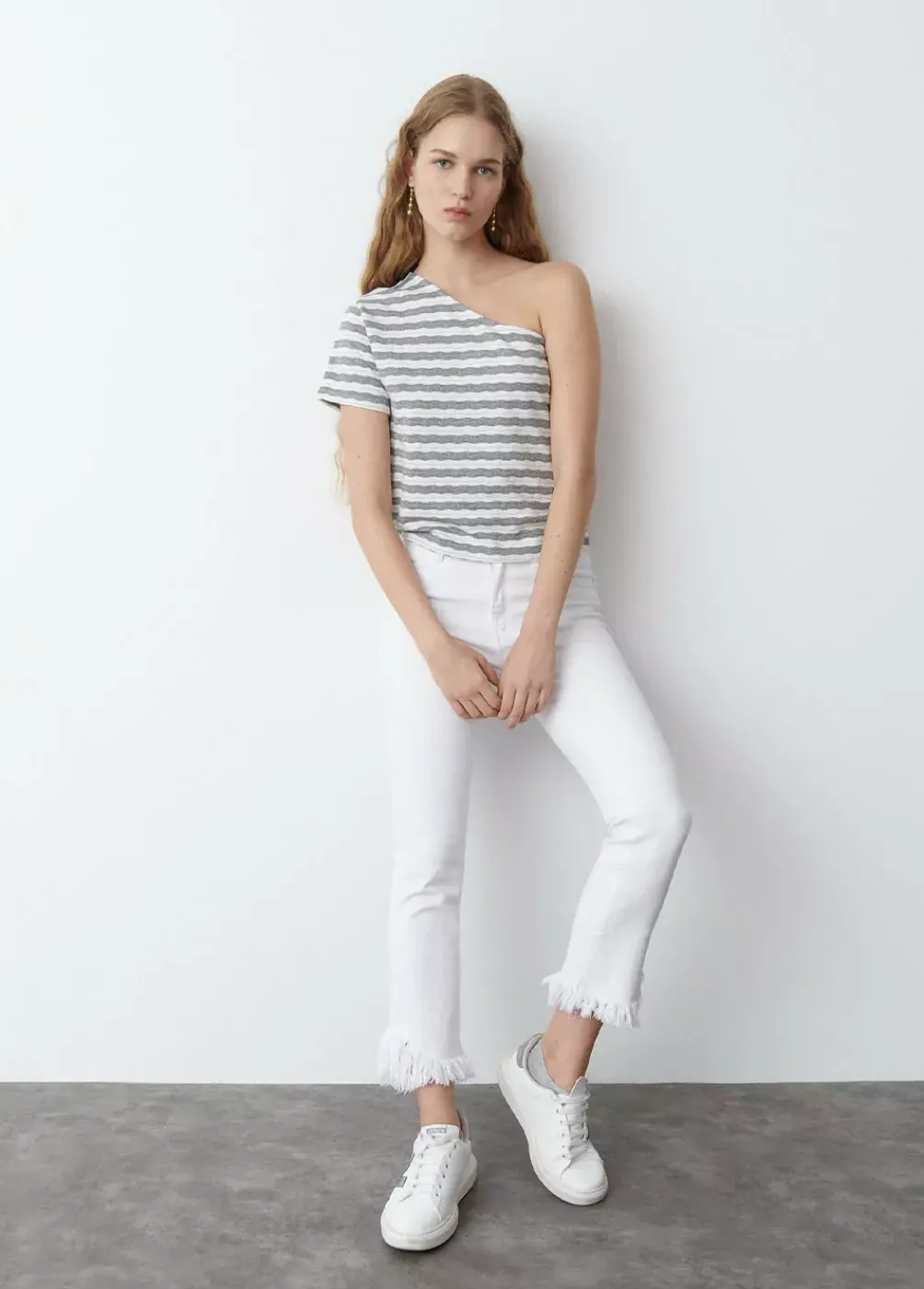 Pantalon Bajo Desflecado-Brownie Spain New