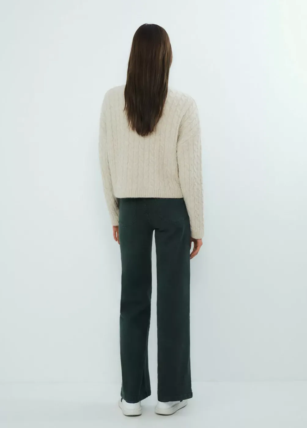 Pantalon Culotte Con Bolsillos Frontales-Brownie Spain Discount