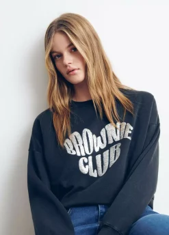Sudadera Brownie Corazon Glitter-Brownie Spain Fashion