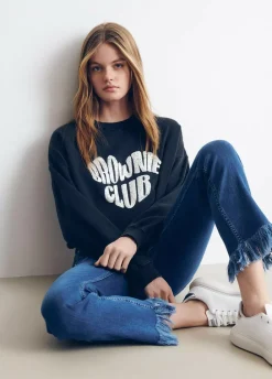 Sudadera Brownie Corazon Glitter-Brownie Spain Fashion