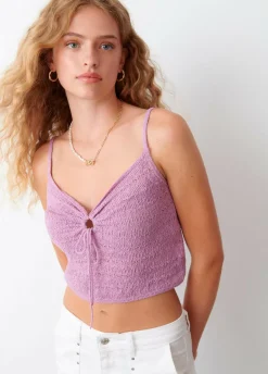 Top Crochet Tirantes Nudo-Brownie Spain Online