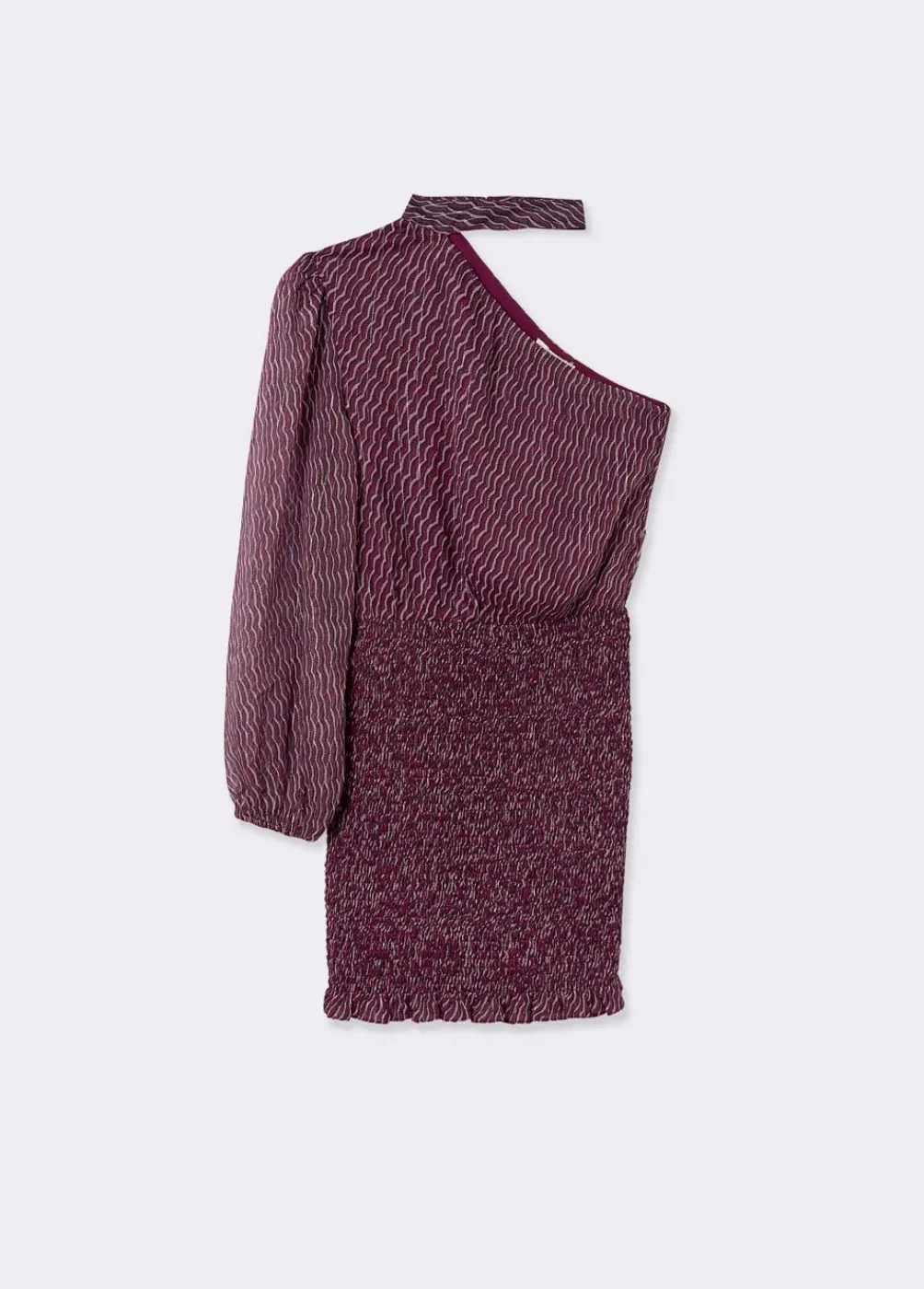 Vestido Asimetrico Choker-Brownie Spain Clearance