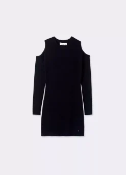 Vestido Cut Out Hombros-Brownie Spain Discount