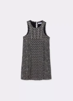 Vestido Doble Estampado Brillos-Brownie Spain Fashion
