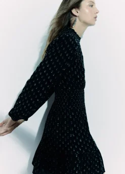 Vestido Engomado Dobby-Brownie Spain Clearance