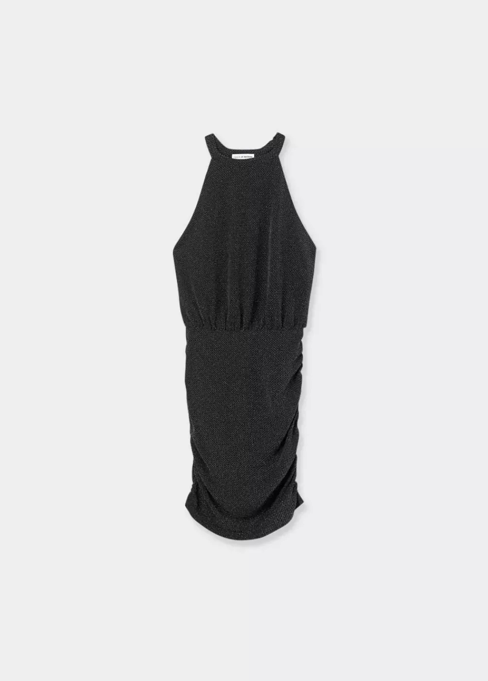 Vestido Halter Tejido Metalizado-Brownie Spain Outlet
