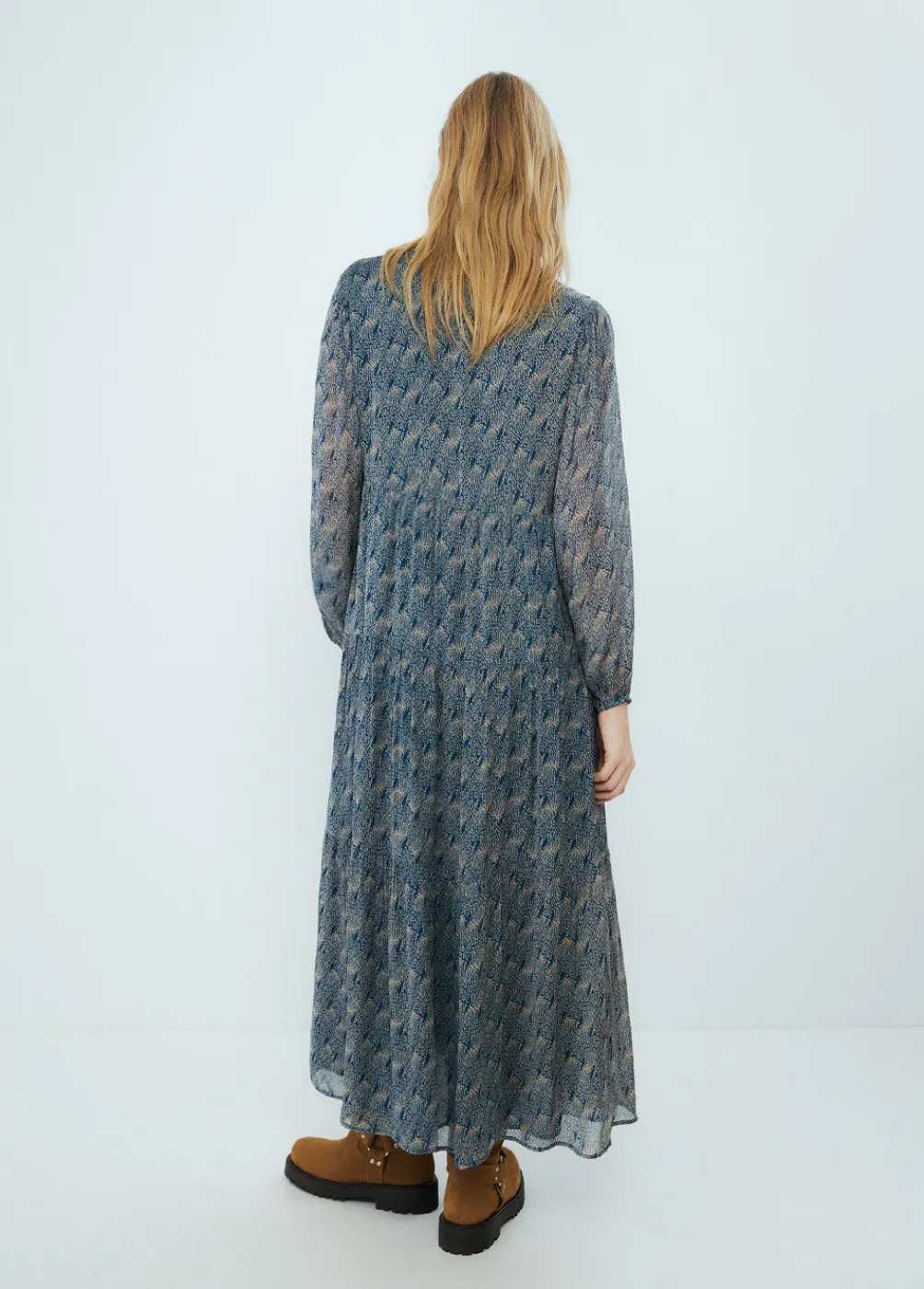 Vestido Largo Estampado-Brownie Spain Online